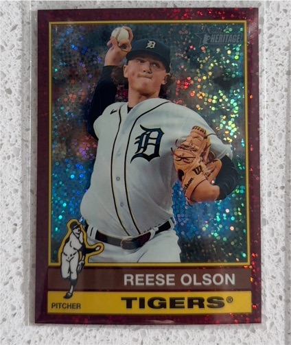 2025 Topps Heritage #409 Reese Olson — front