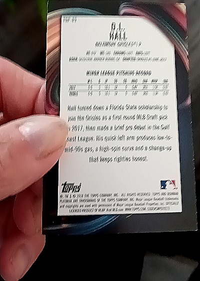 2021 Topps Bunt #67/89 John Means — back
