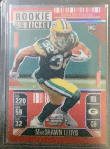 2024 Panini Contenders Optic #87 MarShawn Lloyd Rookie Ticket — front