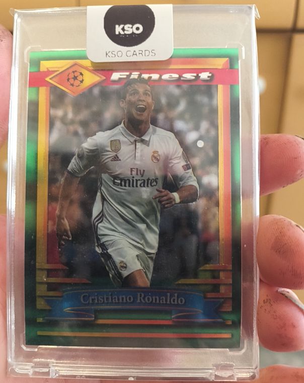 2022-23 Topps Finest Flashbacks UEFA Club Competitions #77 Cristiano Ronaldo — front