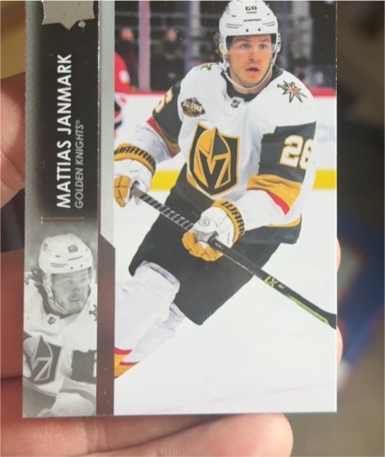 2021-22 Upper Deck Extended Series #658 Mattias Janmark — front