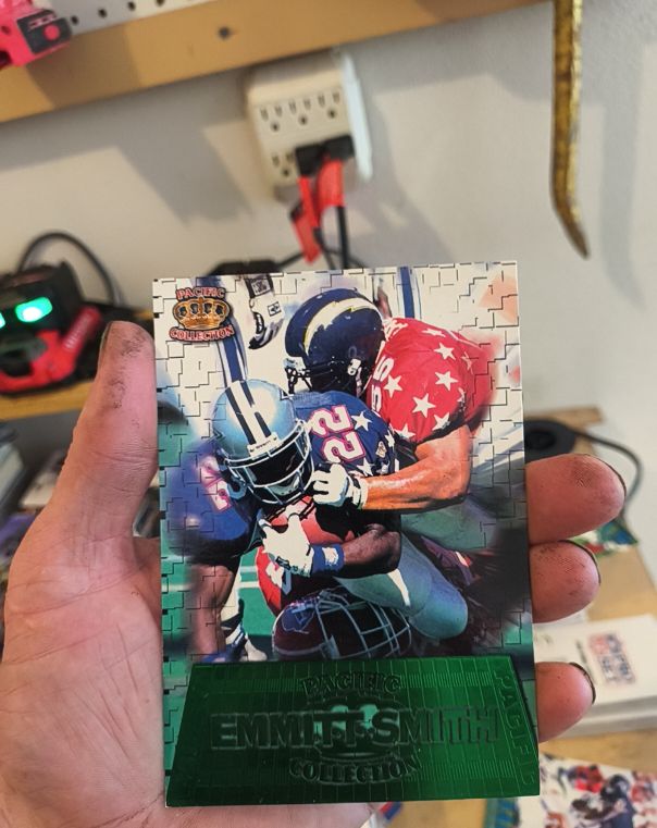 1996 Pacific Gridiron #GG-12 Emmitt Smith — front