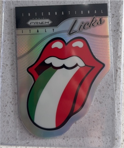 2025 Panini Prizm The Rolling Stones International Licks Italy #9 — front
