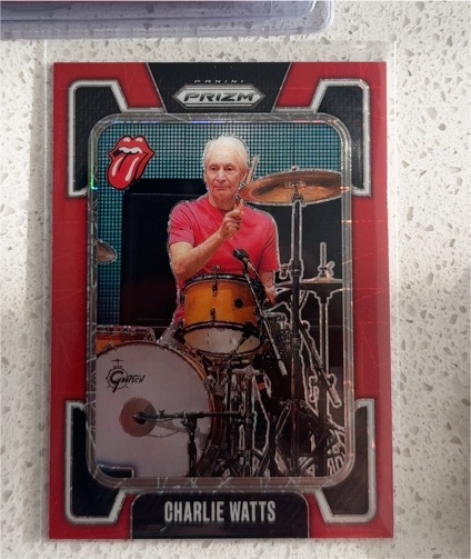 2025 Panini Prizm The Rolling Stones #23 Charlie Watts — front