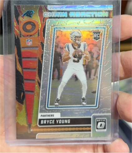 2023 Donruss Optic Chain Reaction #CR-BY Bryce Young — front