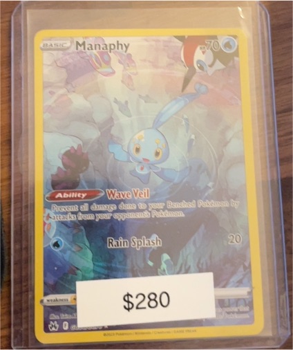 2023 Pokémon Crown Zenith GG06 Manaphy — front