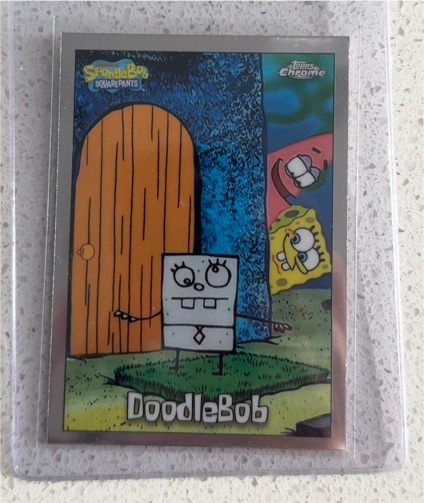 2025 Topps Chrome SpongeBob #2 DoodleBob — front