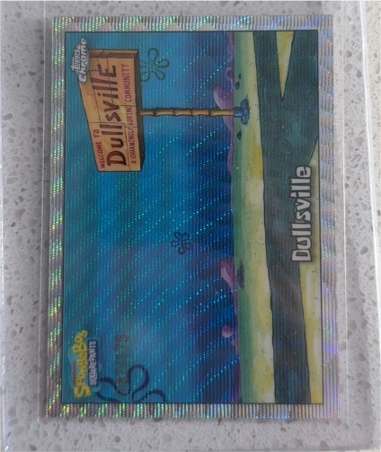 2025 Topps Chrome SpongeBob #110 Dullsville — front