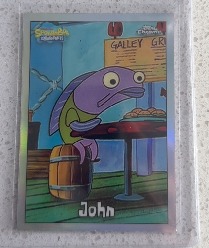 2025 Topps Chrome SpongeBob #102 John — front