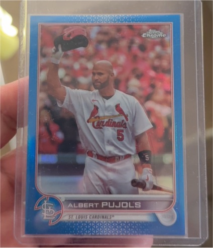 2022 Topps Chrome Update #USC50 Albert Pujols — front