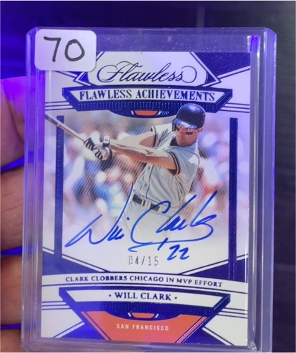 2023 Panini Flawless Flawless Achievements #Will Clark — front