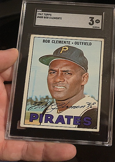 1967 Topps #400 Roberto Clemente — front