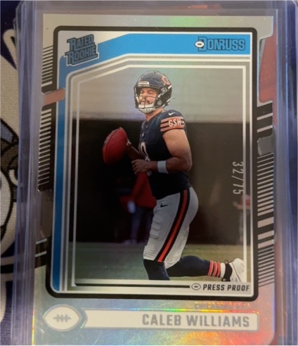 2024 Donruss #327 Caleb Williams — front