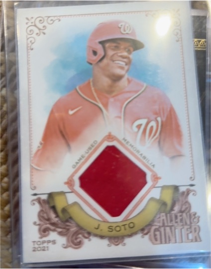 2021 Topps Allen & Ginter #AGA-JS Juan Soto — front