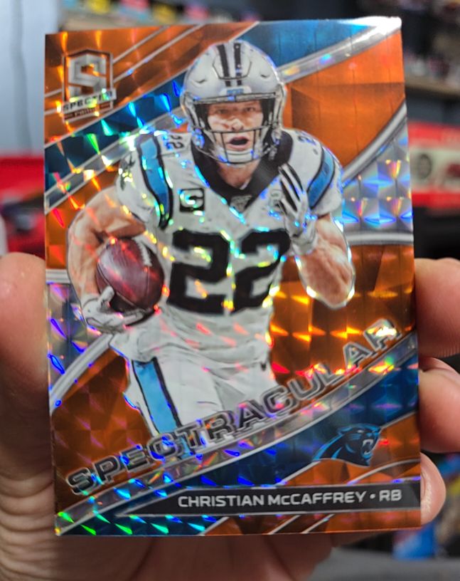 2023 Panini Spectra Spectacular Christian McCaffrey — front