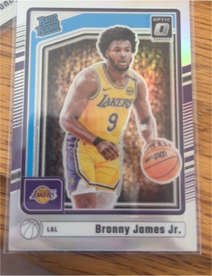2024-25 Panini Donruss Optic #282 Bronny James Jr. — front