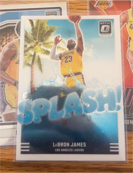 2024-25 Panini Donruss Optic #5 LeBron James Splash — front
