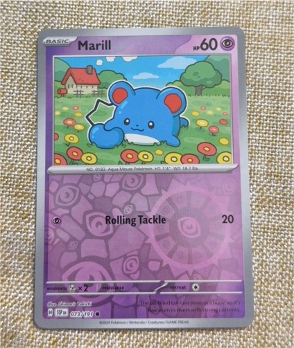 2024 Pokémon Surging Sparks #073 Marill — front