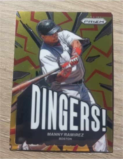 2025 Panini Prizm Dingers! #4 Manny Ramirez — front