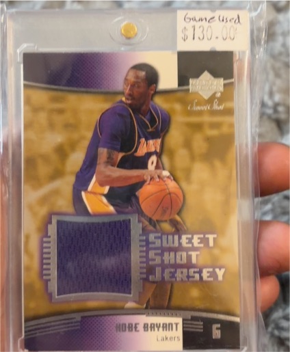 2004-05 Upper Deck Sweet Shot Jersey Kobe Bryant — front