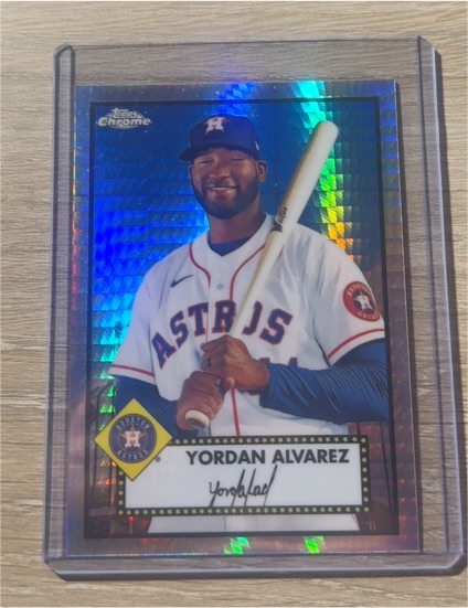 2021 Topps Chrome Platinum Anniversary #161 Yordan Alvarez — front