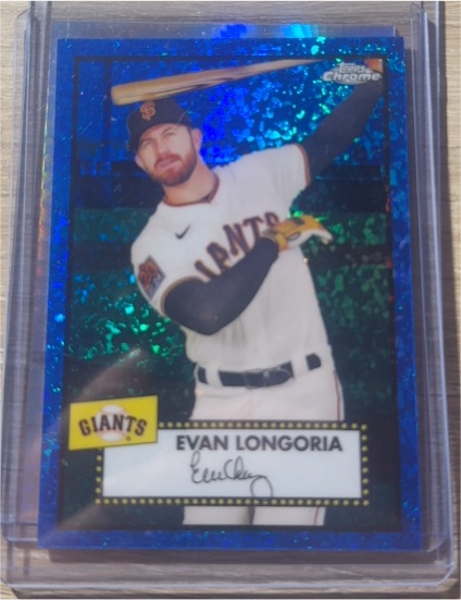 2021 Topps Chrome Platinum Anniversary #330 Evan Longoria — front