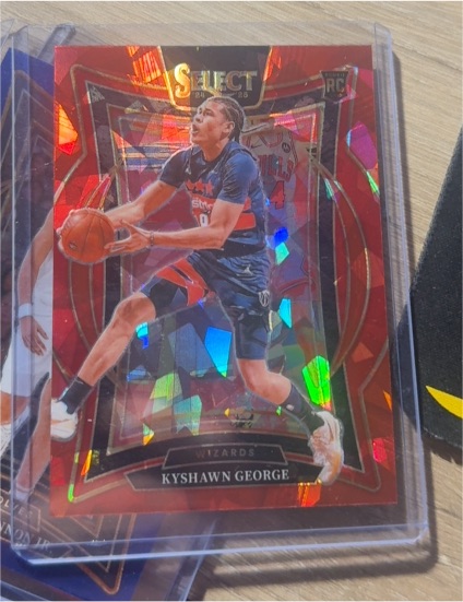 2024-25 Panini Select #85 Kyshawn George RC Concourse Prizm — front