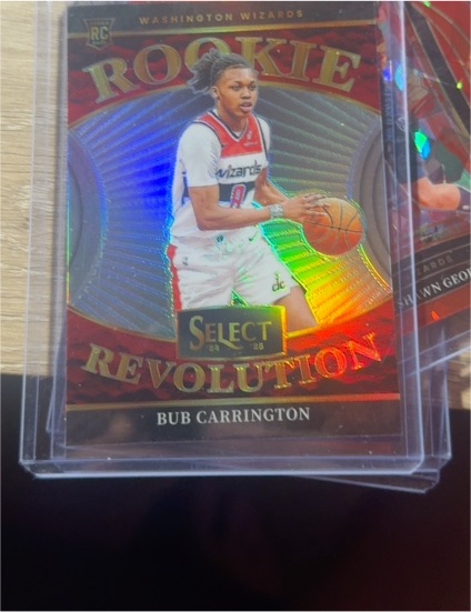 2024-25 Panini Select #7 Bub Carrington Rookie Revolution RC — front