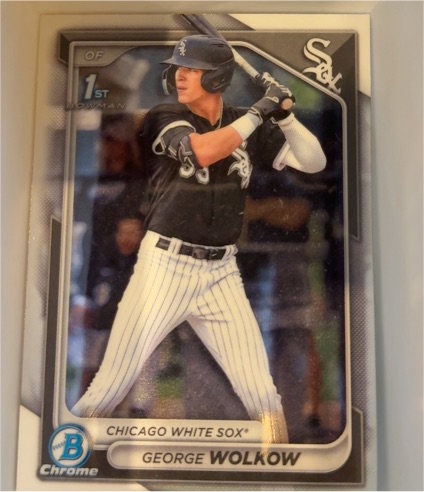2024 Bowman Chrome #BCP-144 George Wolkow — front