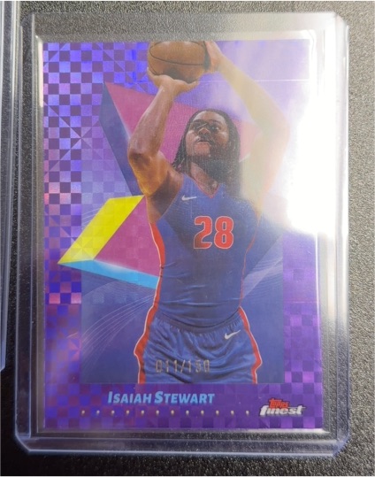 2024-25 Topps Finest #28 Isaiah Stewart — front