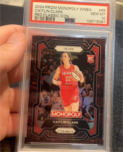 2024 Panini Prizm Monopoly WNBA #65 Caitlin Clark — front