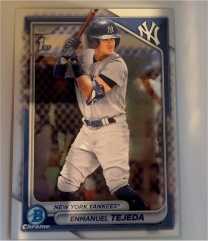2024 Bowman Chrome Prospects #BCP-103 Enmanuel Tejeda — front