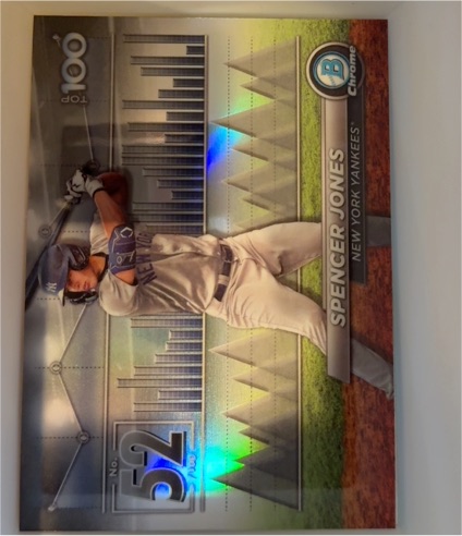 2024 Bowman Chrome #BTP-52 Spencer Jones — front