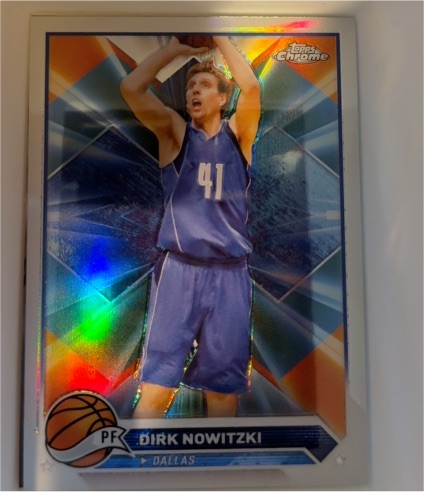 2023-24 Topps Chrome #98 Dirk Nowitzki Dallas Mavericks — front