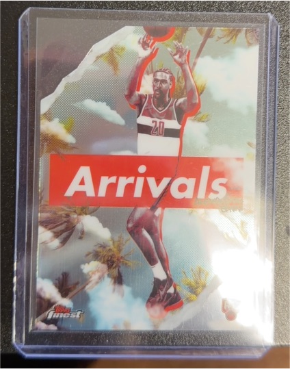 2024-25 Topps Finest #A-1 Arrivals Die-Cut — front
