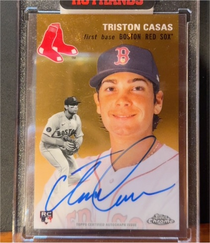 2023 Topps Chrome Platinum Anniversary #175 Triston Casas — front