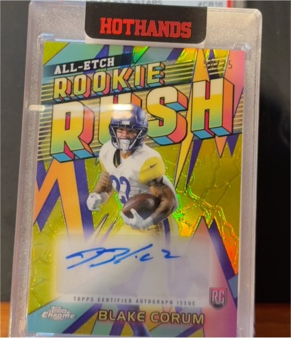 2024 Topps Chrome All-Etch Rookie Rush #RRA-BC Blake Corum — front