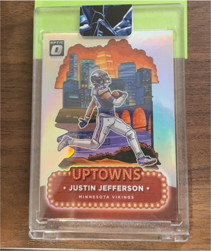 2024 Panini Donruss Optic Uptowns #19 Justin Jefferson — front