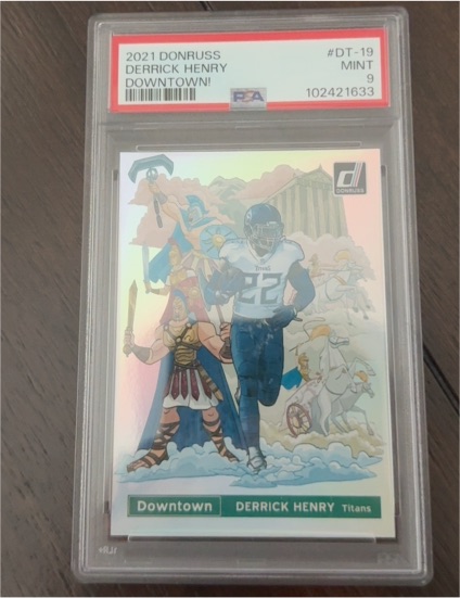 2021 Donruss #DT-19 Derrick Henry Downtown — front