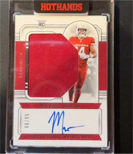 2023 Panini National Treasures #4 Michael Wilson — front