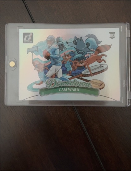 2025 Panini Donruss Downtown #12 Cam Ward Rookie — front