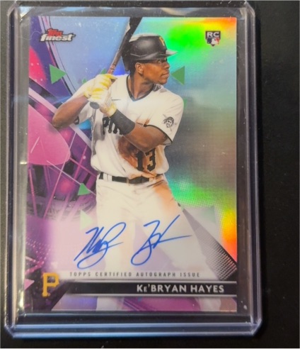 2021 Topps Finest #FA-KHA Ke'Bryan Hayes — front