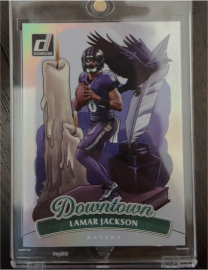 2025 Panini Donruss Downtown Lamar Jackson — front