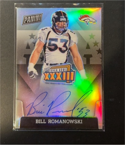2022 Panini Super Bowl XXXIII #SBXXXIII-BR Bill Romanowski — front