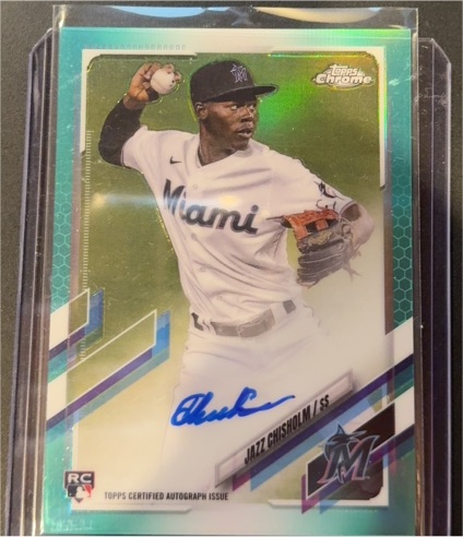 2021 Topps Chrome #RA-JCH Jazz Chisholm — front