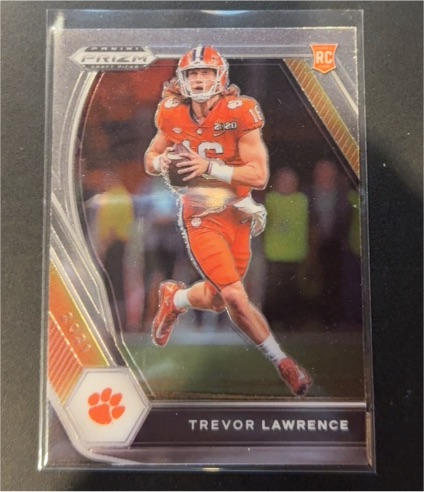 2021 Panini Prizm Draft Picks #106 Trevor Lawrence Rookie Card — front