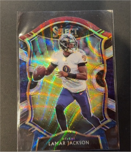 2020 Panini Select #3 Lamar Jackson — front