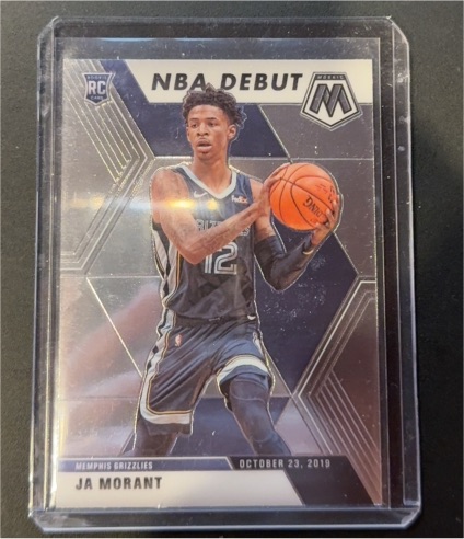2019-20 Panini Mosaic #274 Ja Morant NBA Debut — front