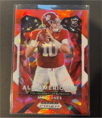2021 Panini Prizm Draft Picks #183 Mac Jones All-American — front