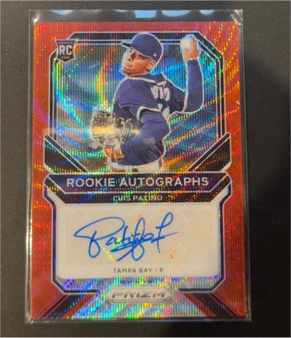 2021 Panini Prizm #RA-LP Luis Patino Rookie Autographs — front